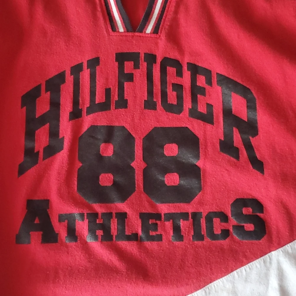 Vintage 90s Tommy Hilfiger Athletics Polo Shirt - Rare Find - Picture 2 of 10